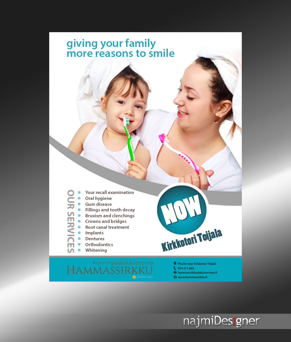 Advertisement Design by  Najmi for PlusTerveys Hammassirkku | Design #10522008