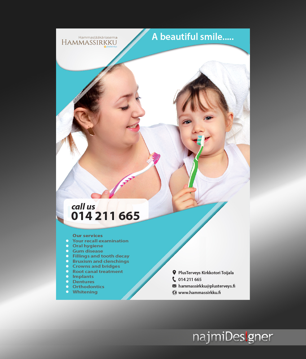 Design Publicitaire par  Najmi pour PlusTerveys Hammassirkku | Design #10522009