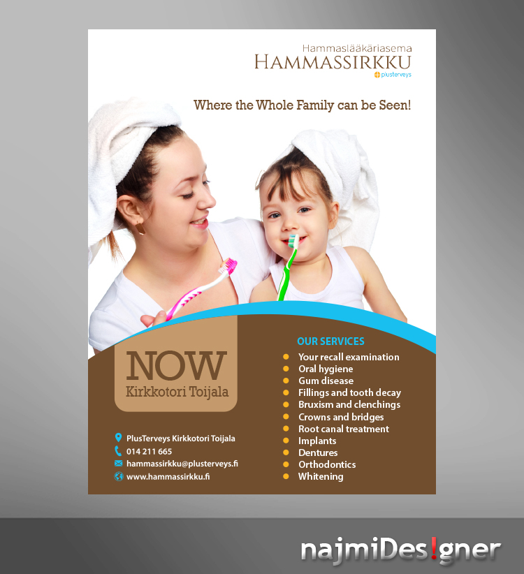 Advertisement Design by  Najmi for PlusTerveys Hammassirkku | Design #10549169