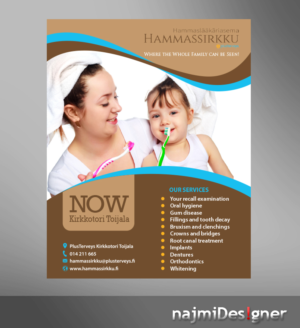 Werbe-Design von  Najmi für PlusTerveys Hammassirkku | Design: #10549170