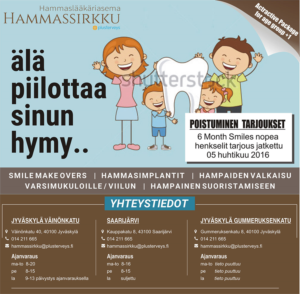 Advertisement Design by CREATIVE DESIGN for PlusTerveys Hammassirkku | Design: #10392681