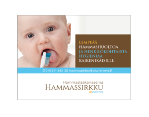 Advertisement Design by creative.visuals for PlusTerveys Hammassirkku | Design #10568946