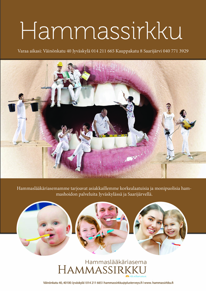 Advertisement Design by iTech Graphics for PlusTerveys Hammassirkku | Design #10390391
