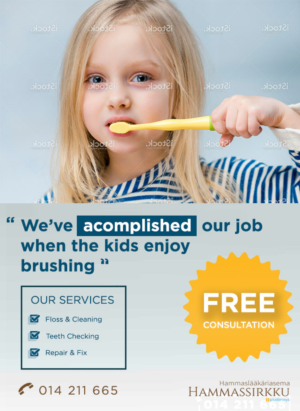 Advertisement Design by Christopher Lkc for PlusTerveys Hammassirkku | Design: #10431336