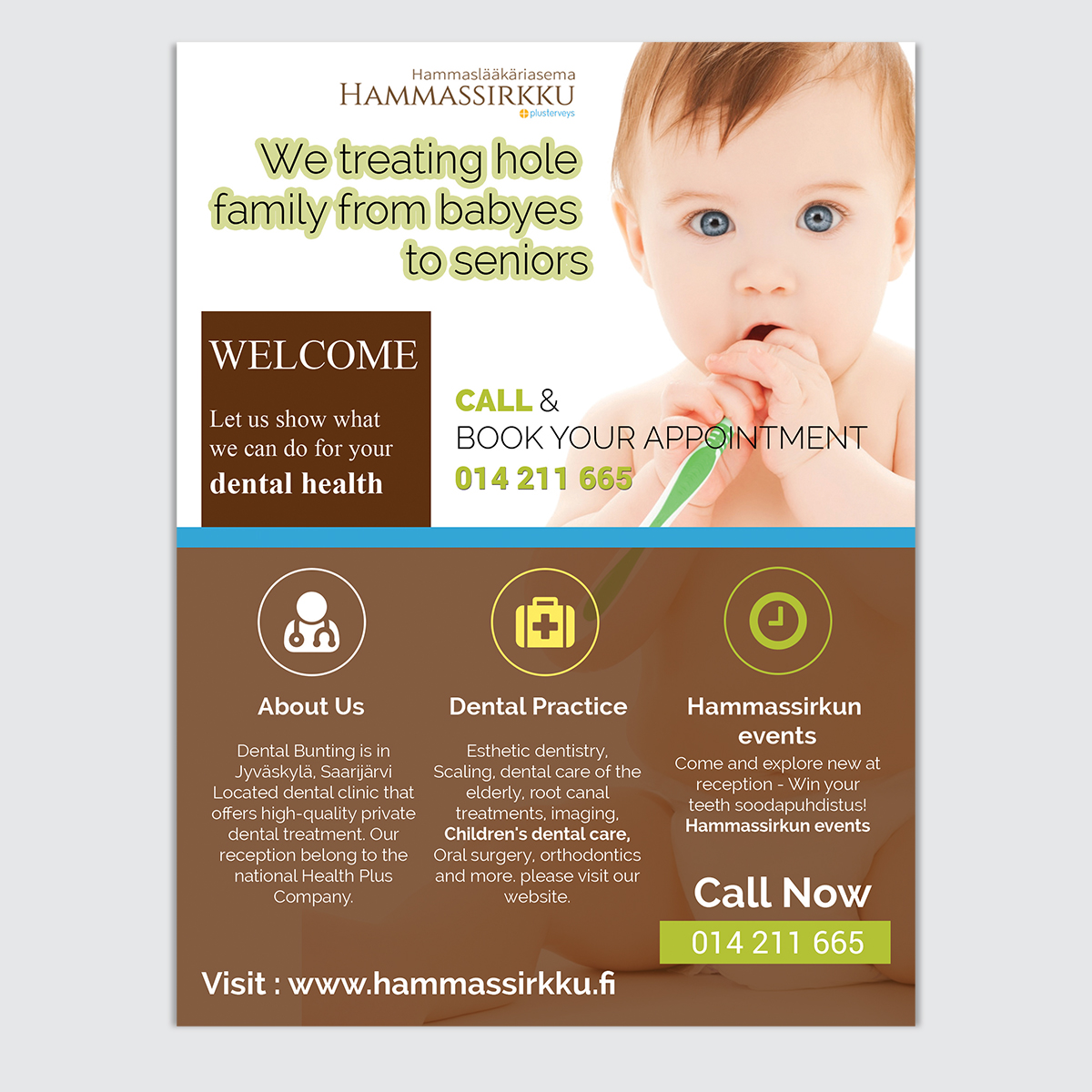 Advertisement Design by Nurul Afsar for PlusTerveys Hammassirkku | Design #10508389