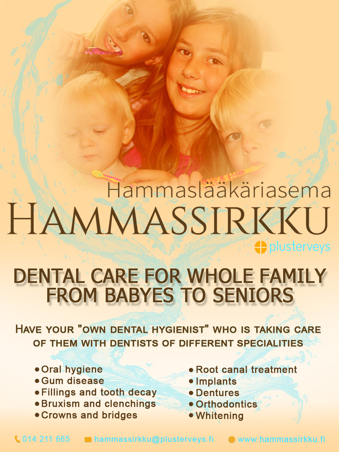 Advertisement Design by Ann design for PlusTerveys Hammassirkku | Design #10489279