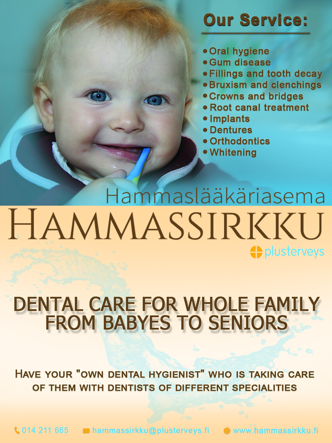 Advertisement Design by Ann design for PlusTerveys Hammassirkku | Design #10489438