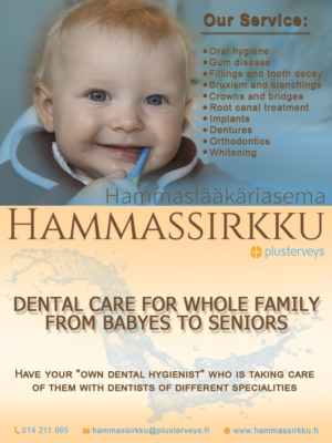 Advertisement Design by Ann design for PlusTerveys Hammassirkku | Design: #10489438