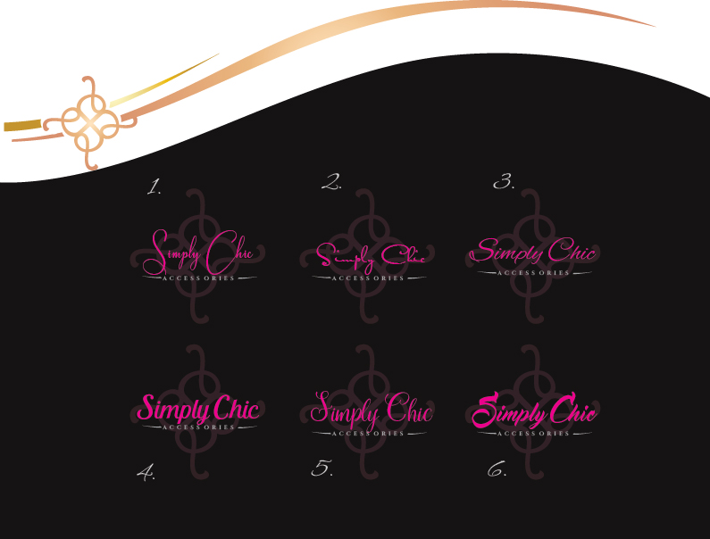Logo Design by sloggi for Simply Chic Accessories | Design #12004854