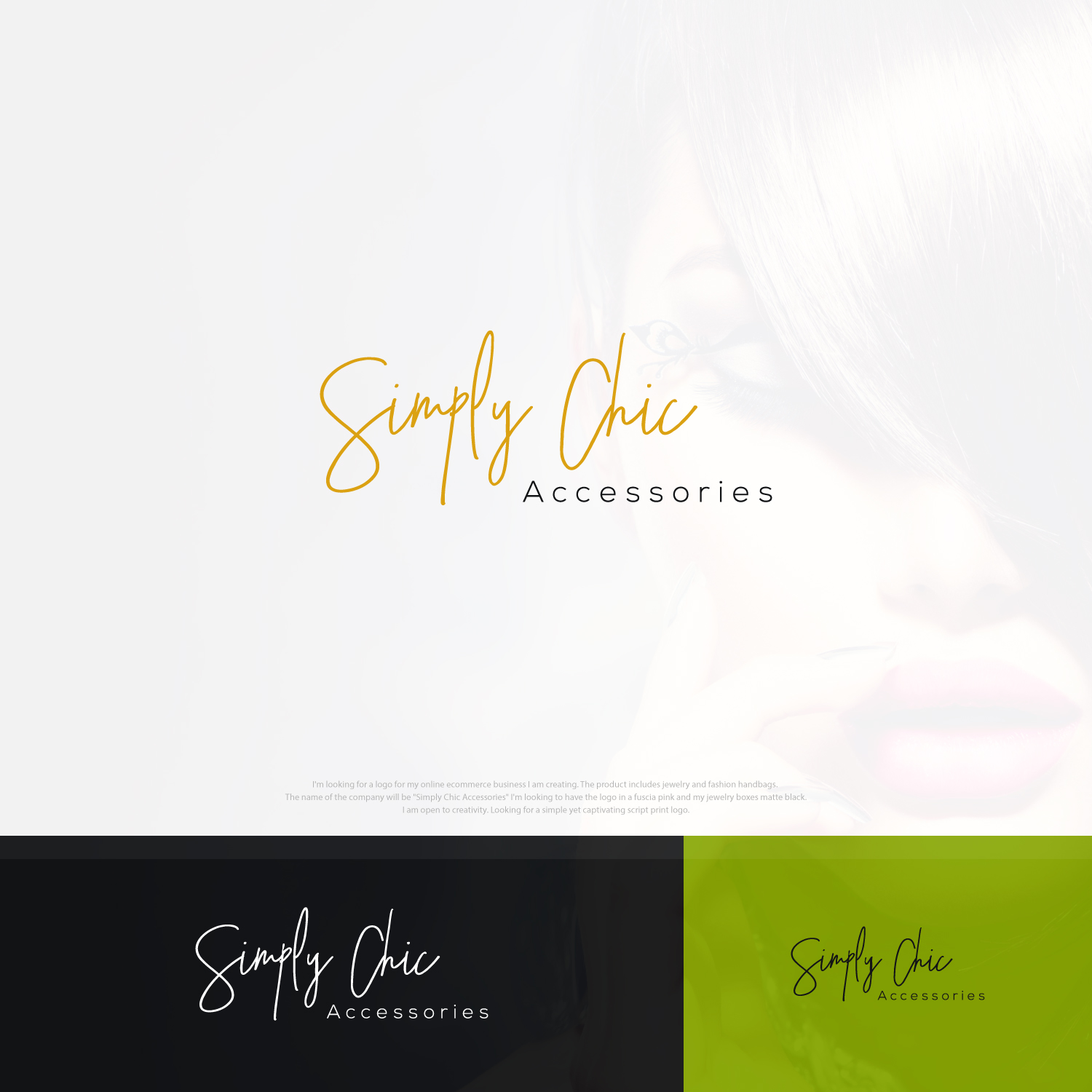 Logo Design by Kingdom Vision for Simply Chic Accessories | Design #11714587