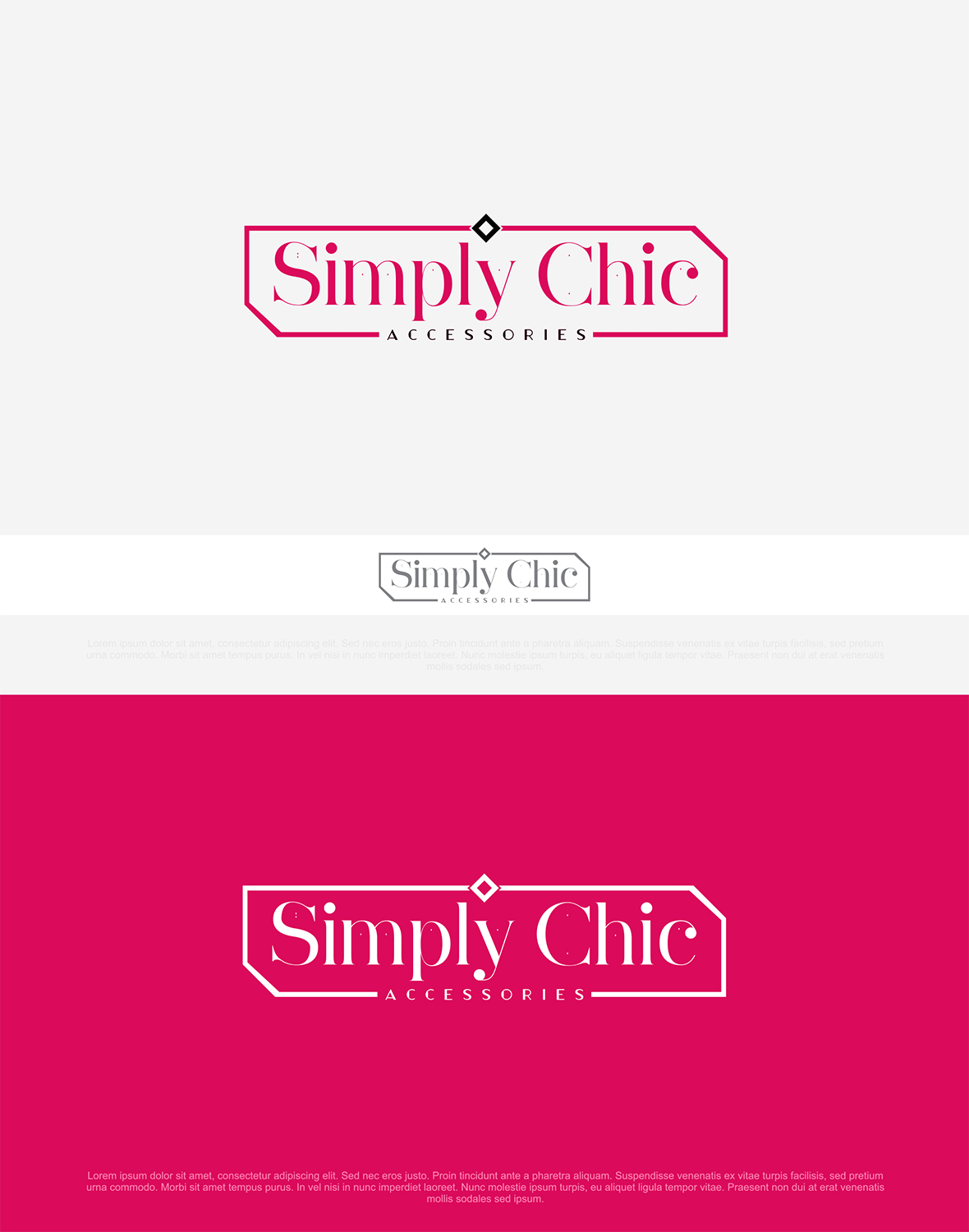 Logo-Design von Artnymore für Simply Chic Accessories | Design #12048090