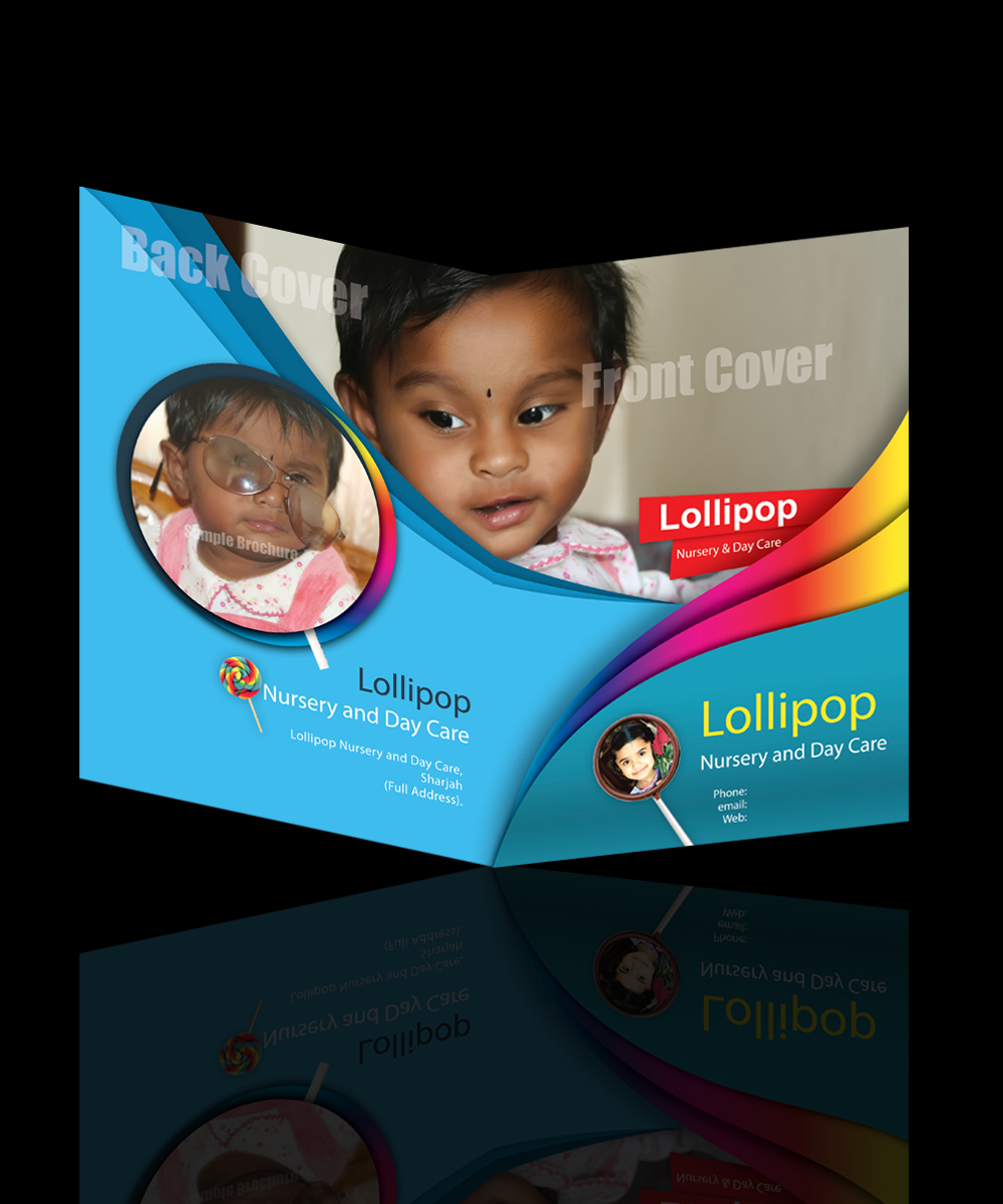 Brochure Design by Akaram Advertising for Lollipop Nursery | Design #2188059