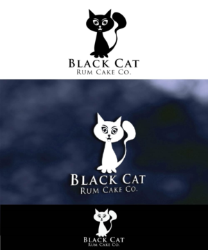 Logo-Design von joliau für Black Cat Rum Cake Co. | Design: #10378929