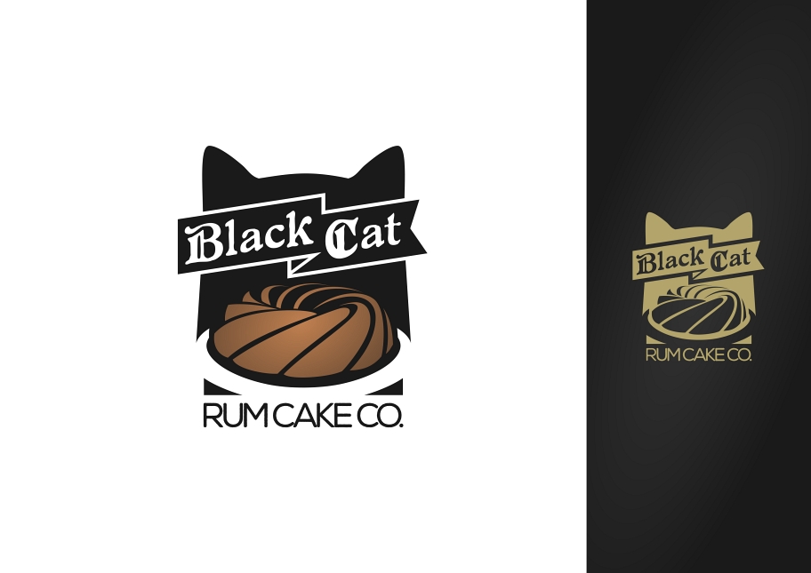 Logo-Design von Fabio Piscicelli für Black Cat Rum Cake Co. | Design #10375424