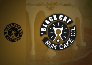 Logo-Design von Fabio Piscicelli für Black Cat Rum Cake Co. | Design: #10376860