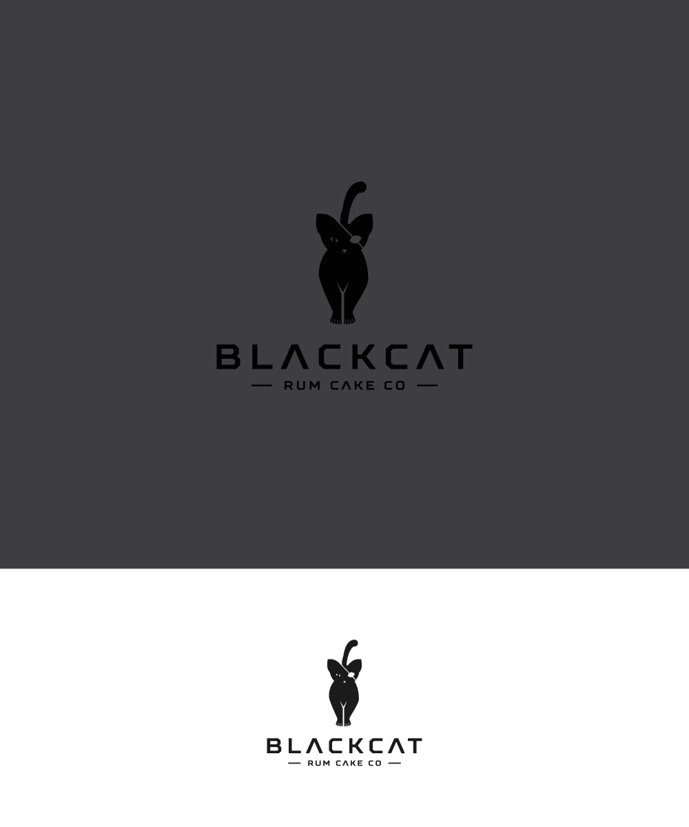 Logo-Design von Ciprian.H für Black Cat Rum Cake Co. | Design #10353275