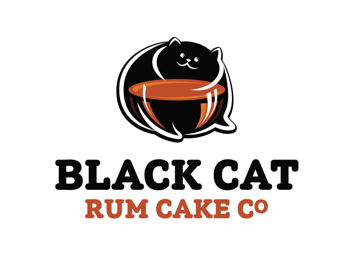 Logo-Design von Sacura für Black Cat Rum Cake Co. | Design #10393203