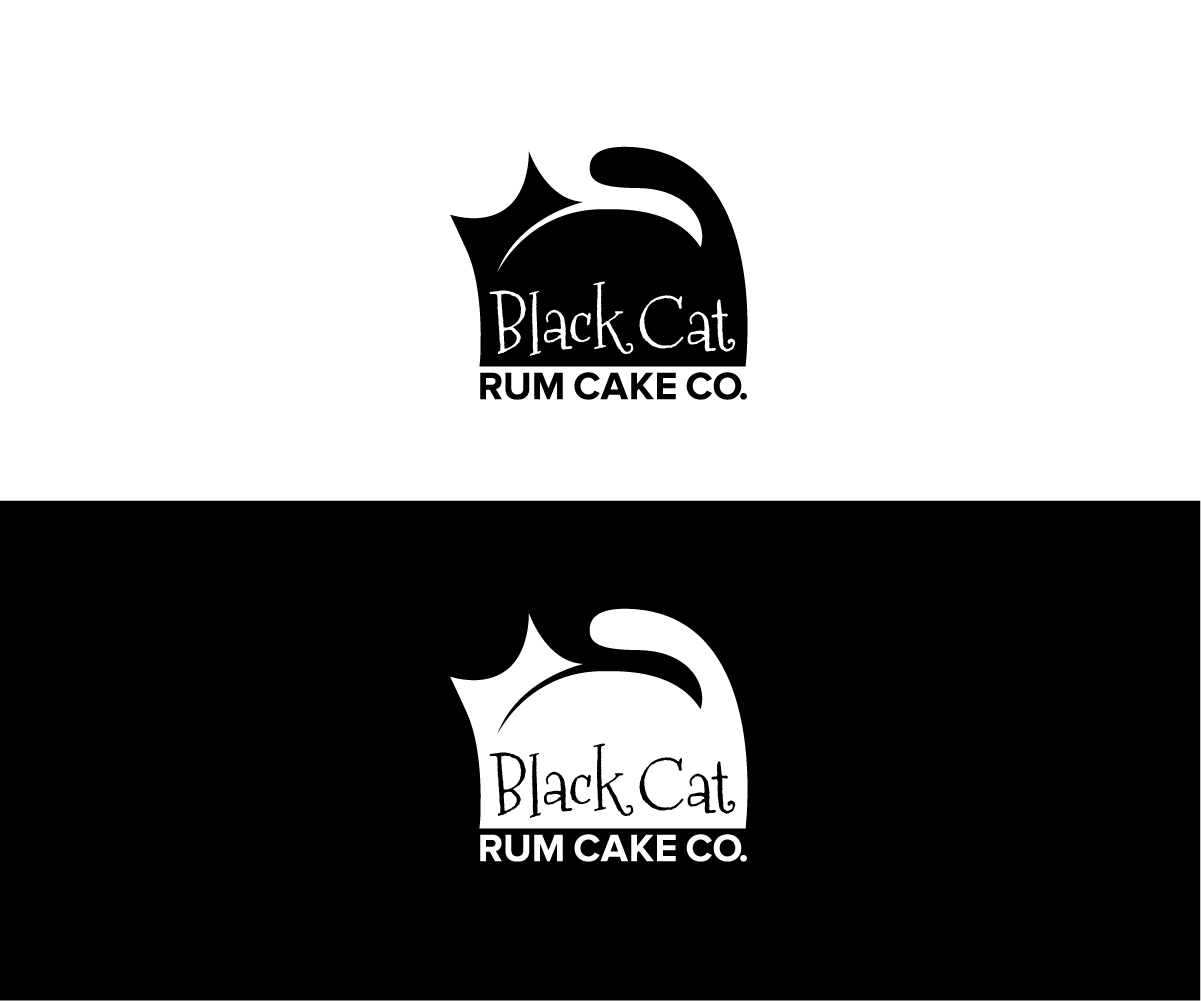 Logo-Design von bluejet für Black Cat Rum Cake Co. | Design #10381711