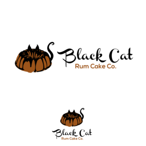 Logo-Design von Lykos für Black Cat Rum Cake Co. | Design: #10380747