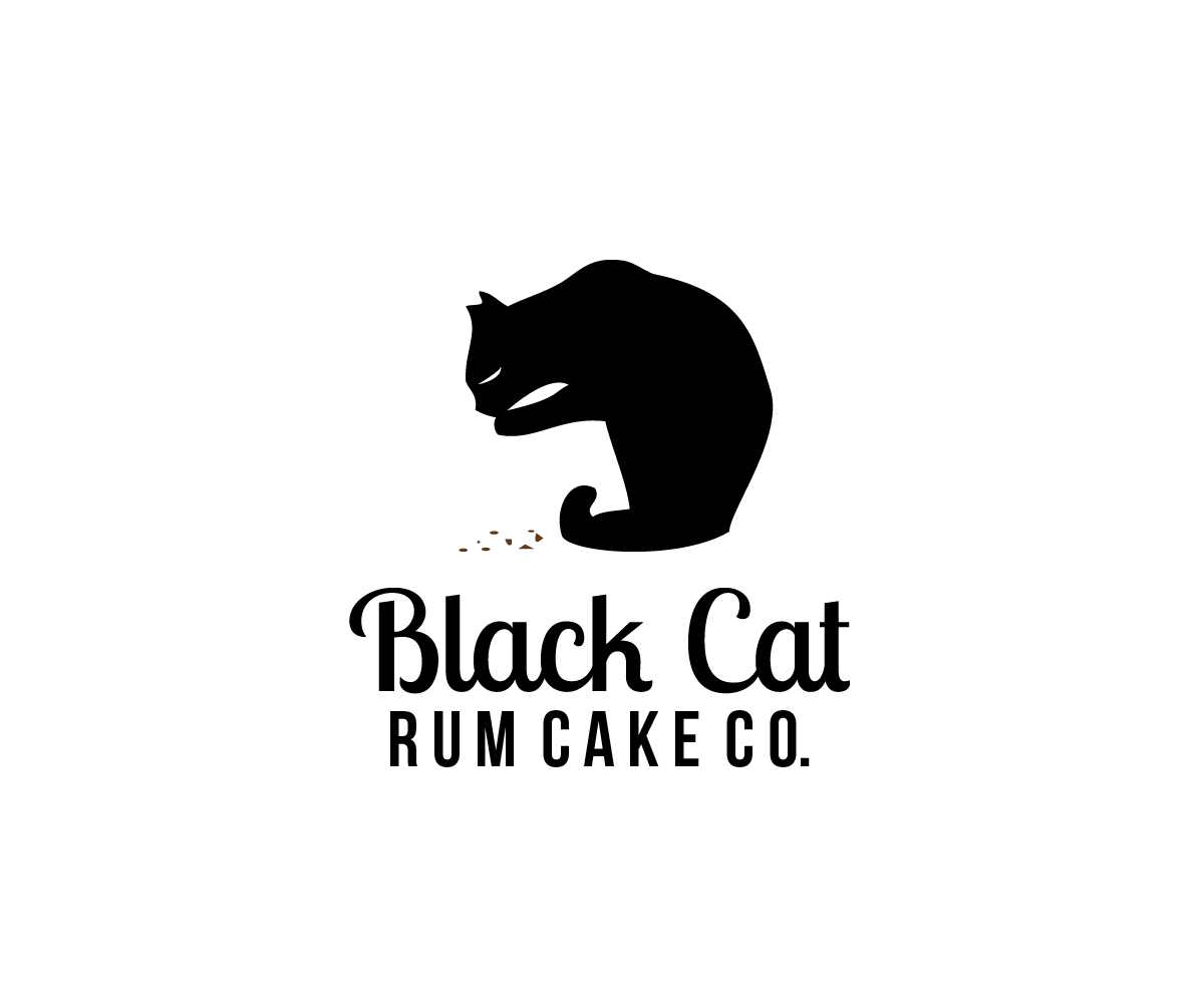 Logo-Design von Ai für Black Cat Rum Cake Co. | Design #10366936