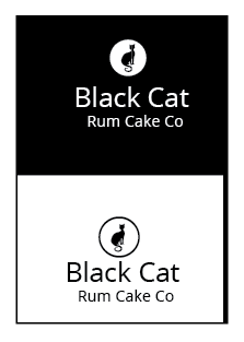 Logo-Design von lets_fly für Black Cat Rum Cake Co. | Design: #10438313
