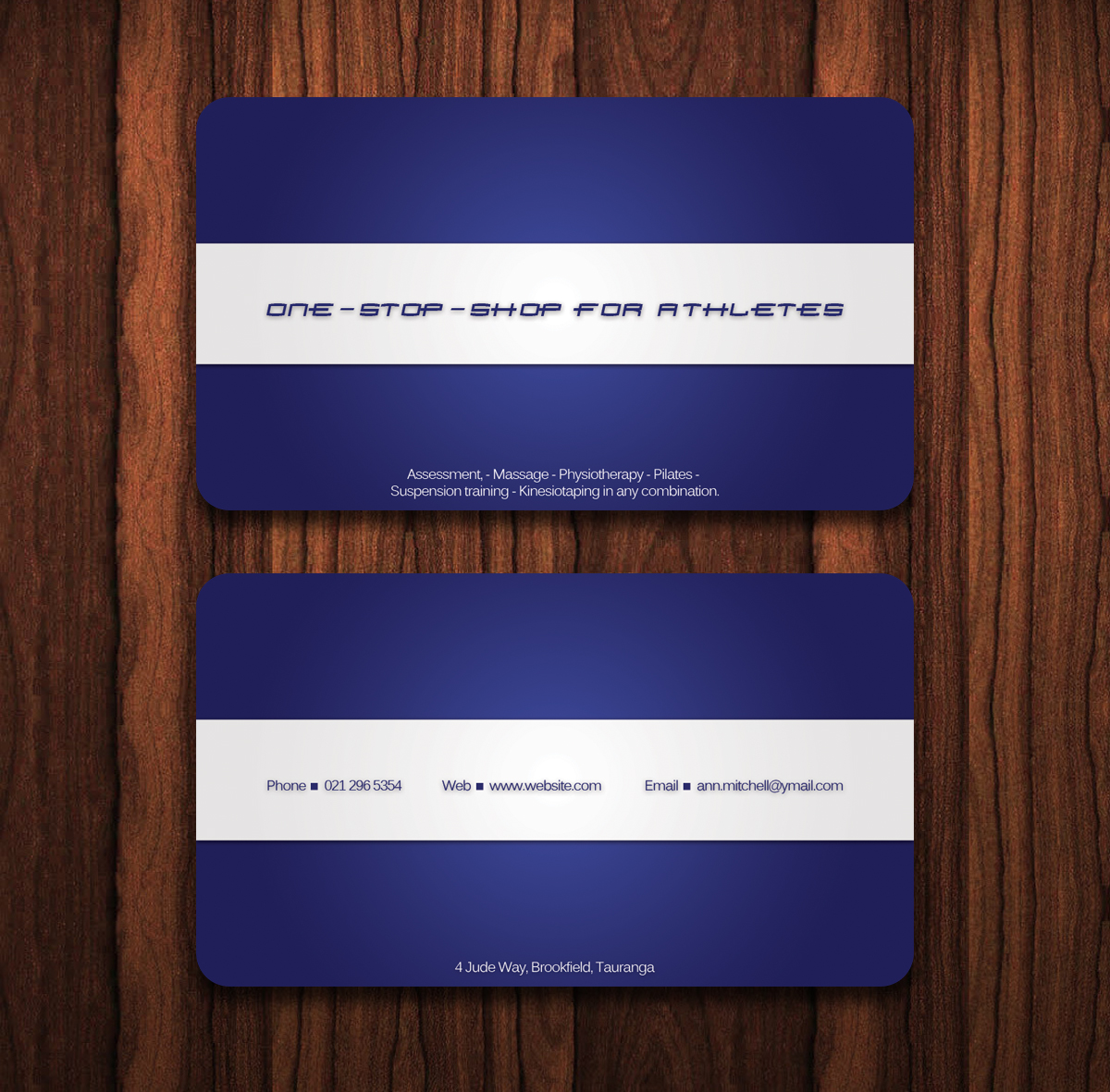 Business Card Design by TS Designs for One Stop Shop for Athletes | Design #2201426