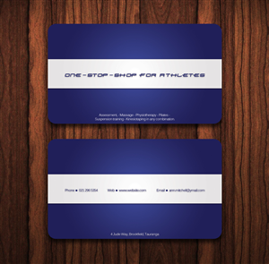 Business Card Design by TS Designs for One Stop Shop for Athletes | Design: #2201426