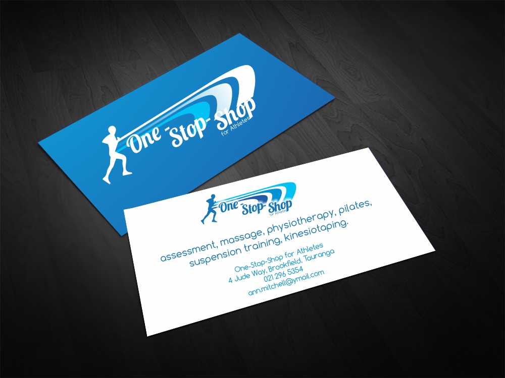 Diseño de Tarjeta de Presentación por Monimonzy para One Stop Shop for Athletes | Diseño #2223203