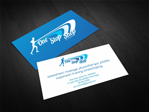 One-Stop-Shop for Athletes | Business Card Design by Monimonzy