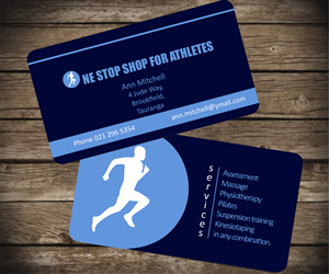 Visitenkarten-Design von Aaaron für One Stop Shop for Athletes | Design: #2232287