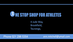 Visitenkarten-Design von Aaaron für One Stop Shop for Athletes | Design: #2258845