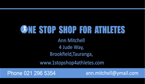 Visitenkarten-Design von Aaaron für One Stop Shop for Athletes | Design: #2258849