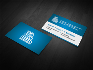 One-Stop-Shop for Athletes | Visitenkarten-Design von diRtY.EMM