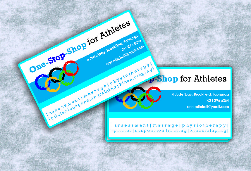 Business Card Design by dekyra for One Stop Shop for Athletes | Design #2187412