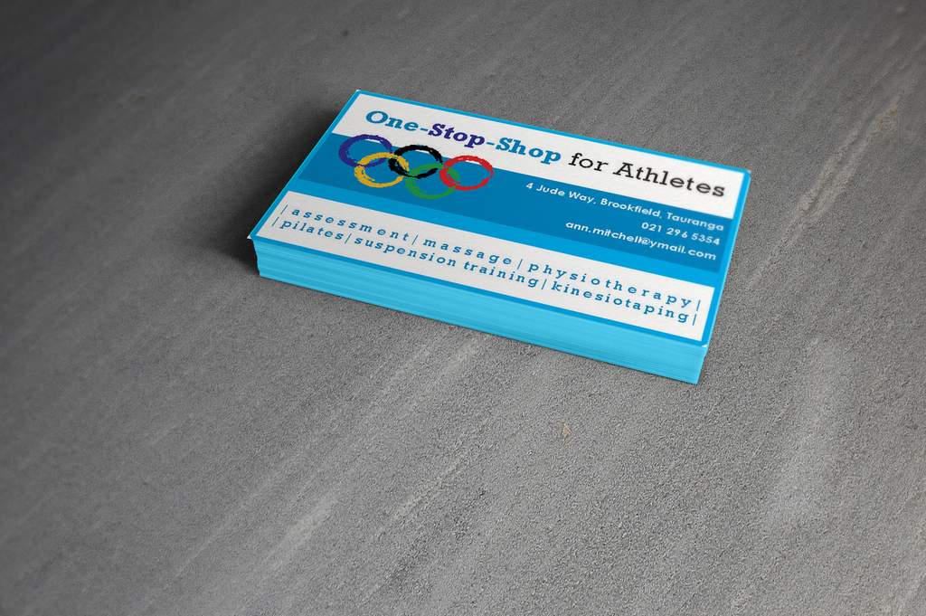 Business Card Design by dekyra for One Stop Shop for Athletes | Design #2193418