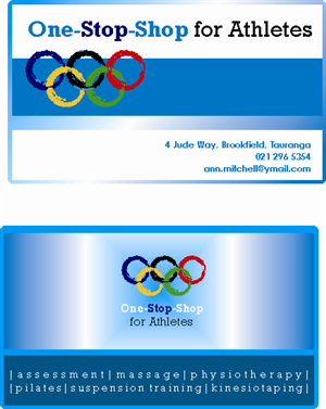 Business Card Design by dekyra for One Stop Shop for Athletes | Design: #2214412