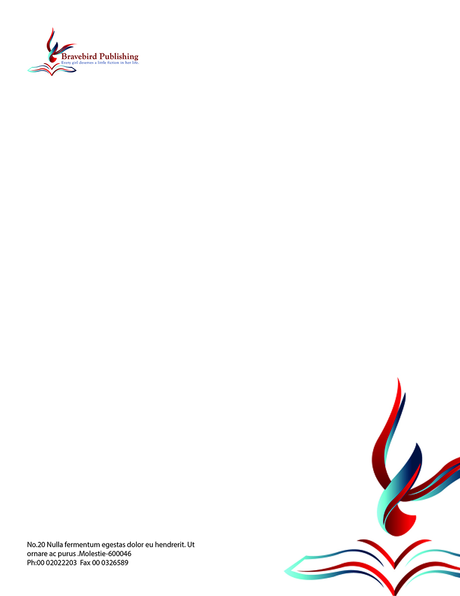 Briefkopf-Design von Ashwini für Bravebird Publishing | Design #2181265