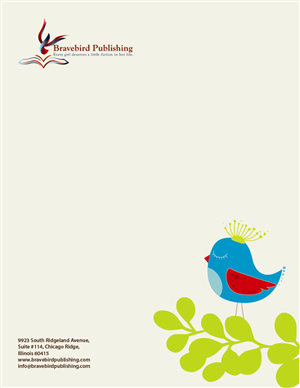 Letterhead Design by Ashwini for Bravebird Publishing | Design: #2182039
