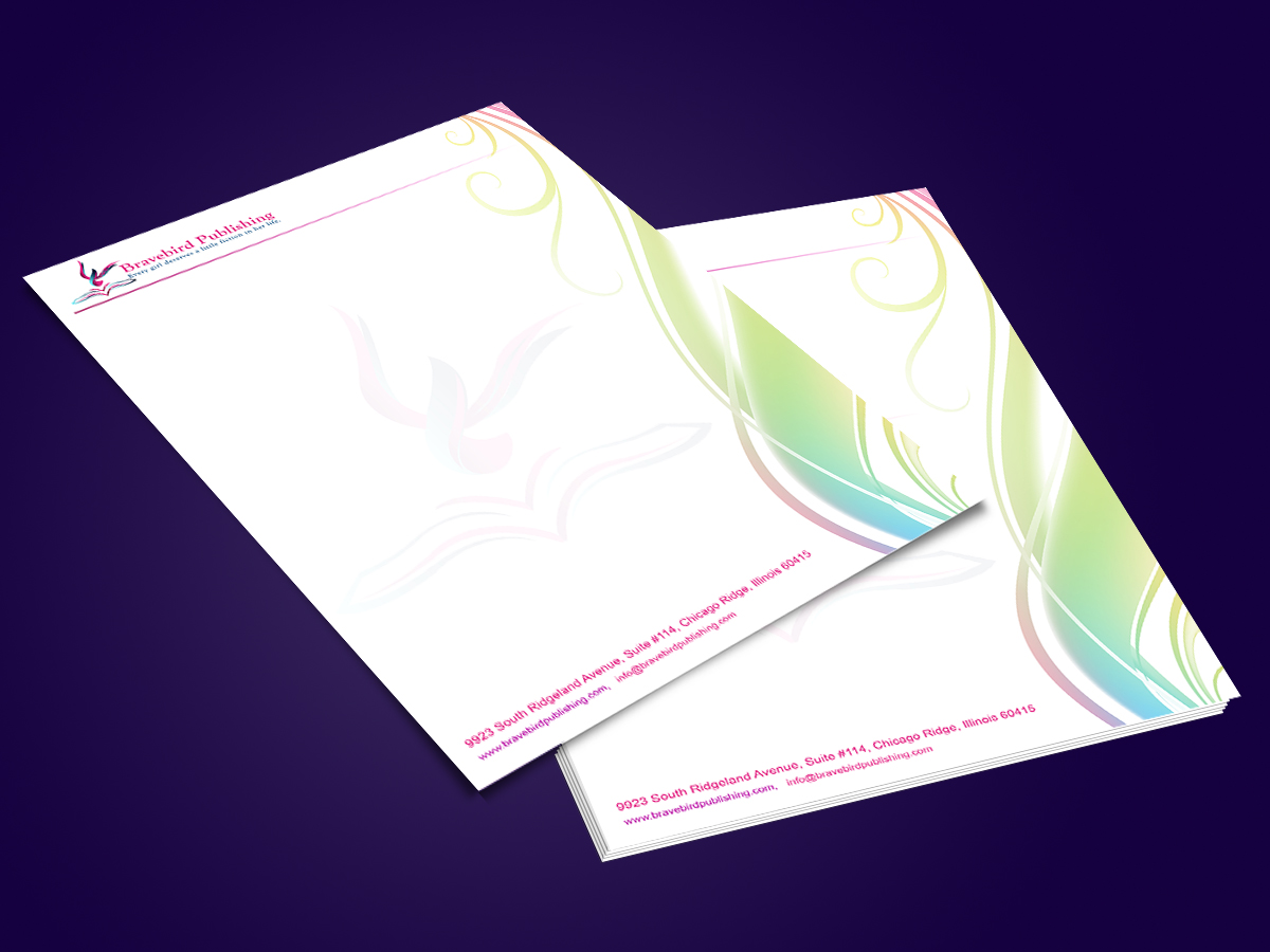 Letterhead Design by Ashok Kumar for Bravebird Publishing | Design #2193508