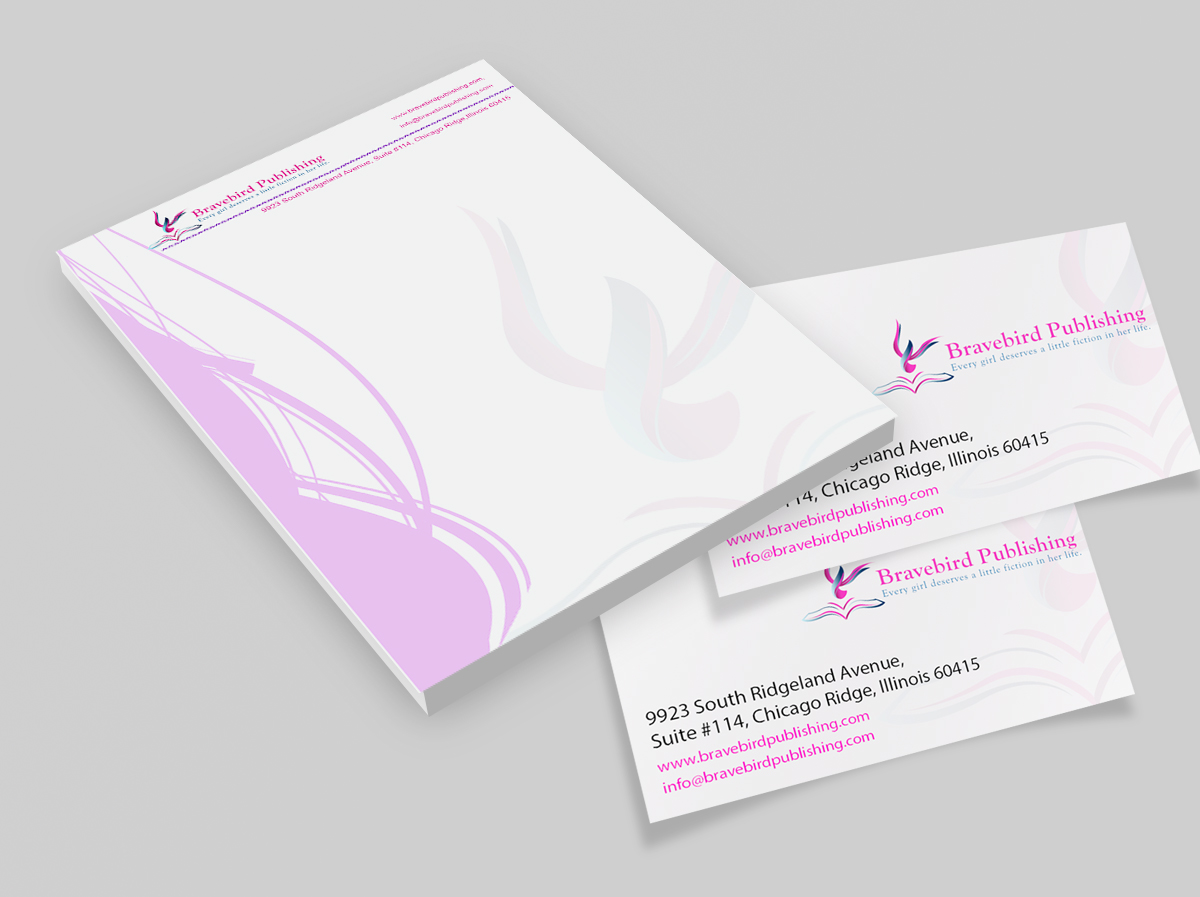 Letterhead Design by Ashok Kumar for Bravebird Publishing | Design #2199078