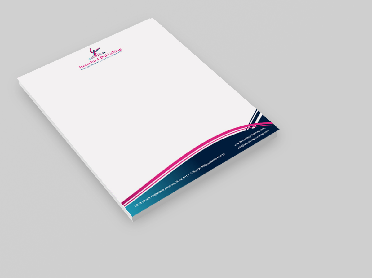 Letterhead Design by Ashok Kumar for Bravebird Publishing | Design #2201831