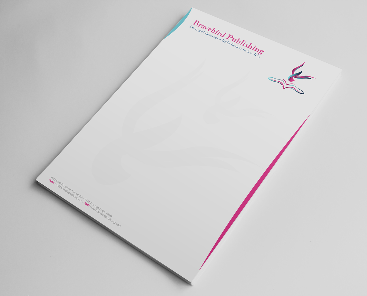 Letterhead Design by logodentity for Bravebird Publishing | Design #2188110