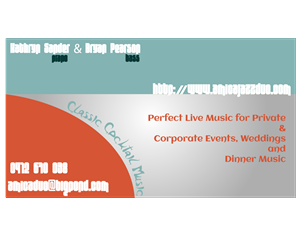 Business Card Design by SamFenix for Mood+Music+Musicians | Design #2183636