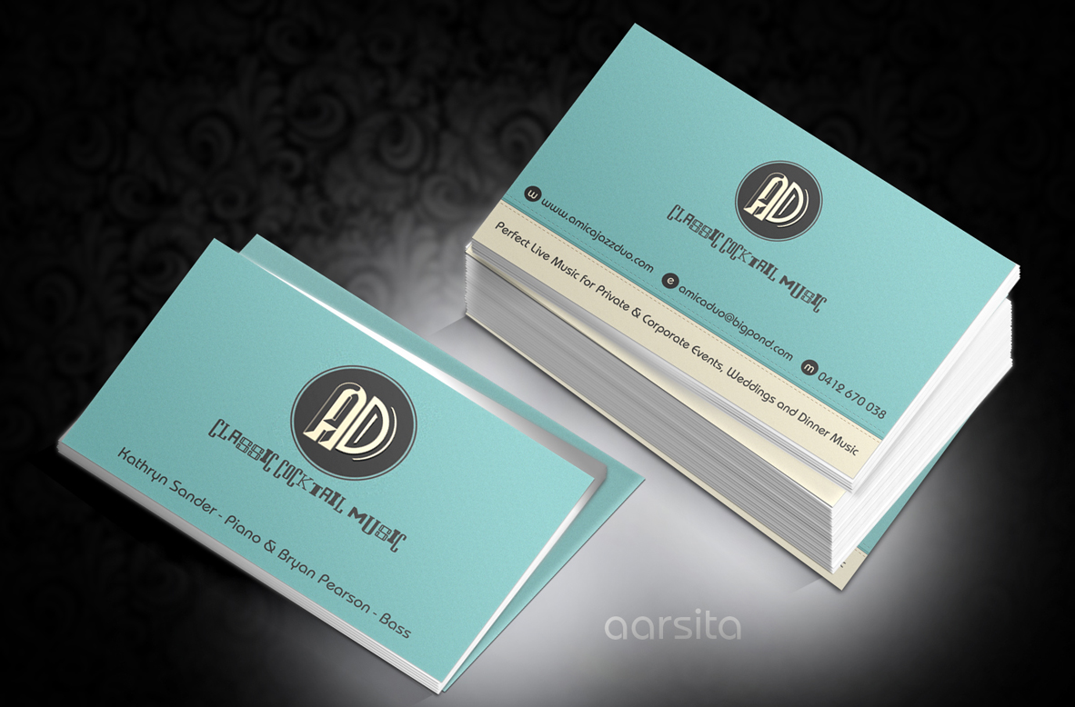 Visitenkarten-Design von aarsita für Mood+Music+Musicians | Design #2189624