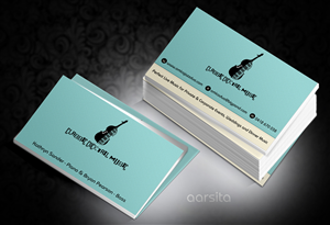 Business Card Design by aarsita for Mood+Music+Musicians | Design: #2197164