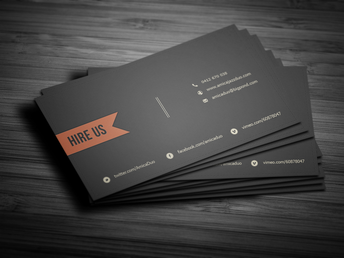 Visitenkarten-Design von Neue für Mood+Music+Musicians | Design #2186291