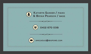 Business Card Design by LFS Designs for Mood+Music+Musicians | Design #2227560