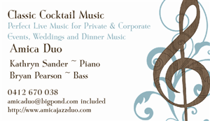 Business Card Design by  jiou for Mood+Music+Musicians | Design: #2183073