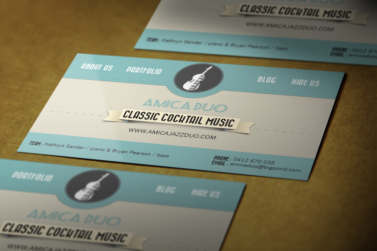 Business Card Design by  MasterGraphiks for Mood+Music+Musicians | Design #2206215