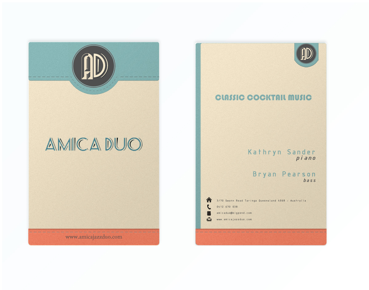 Business Card Design by El Graphica for Mood+Music+Musicians | Design #2183371